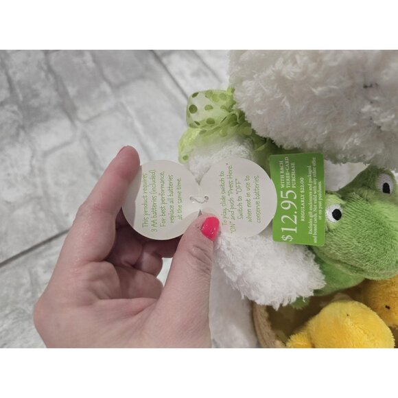 Vintage Hallmark Spring Quartet‎ Easter Animated Plush Rabbit Chicks Frog VIDEO - Picture 5 of 11